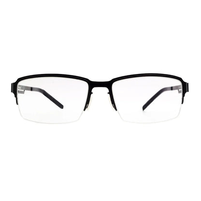 Rectangle Half Rim Glasses 986