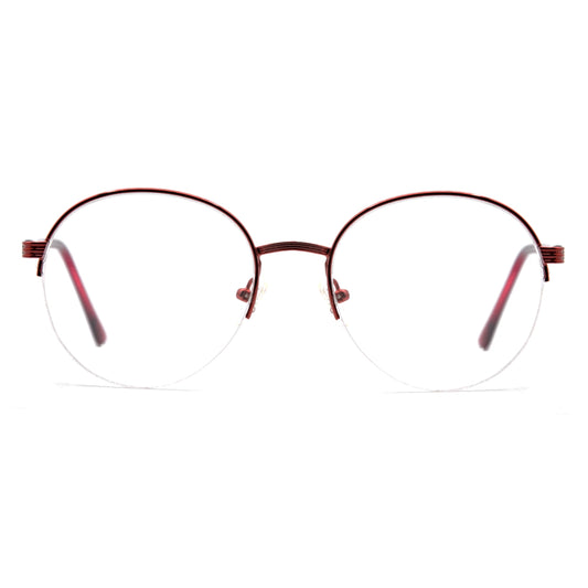 Halfrim Round Glasses 4967