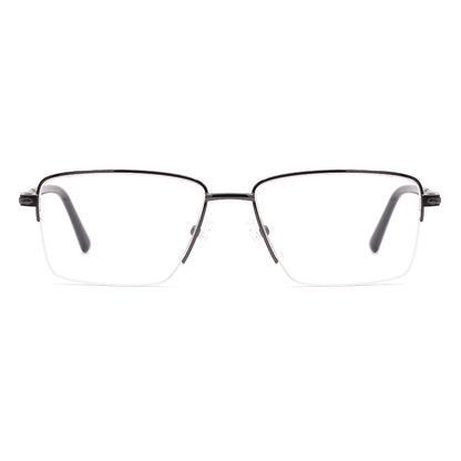 Square Half-Rim Glasses 7492