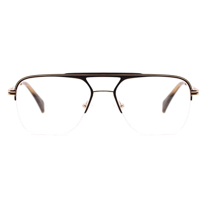 Aviator Half-Rim Glasses 7470