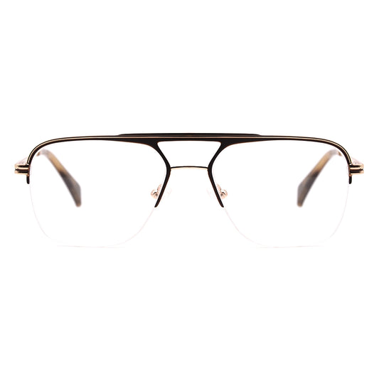 Aviator Half-Rim Glasses 7470