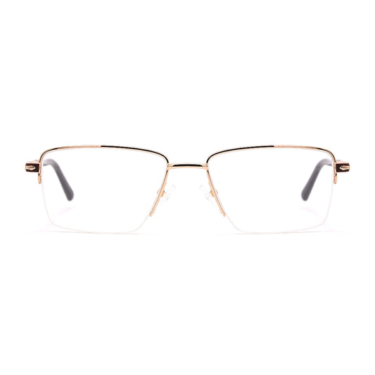 Square Half-Rim Glasses 7479