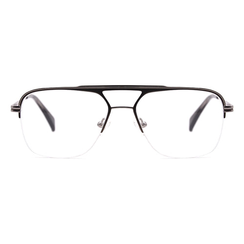 Aviator Half-Rim Glasses 7469