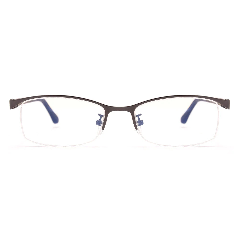 Rectangle Half-Rim Glasses 7194