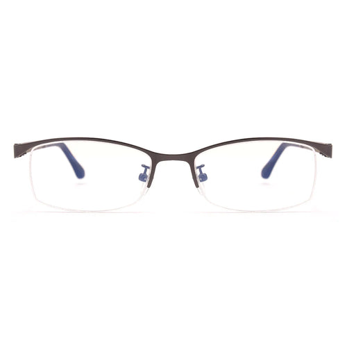 Rectangle Half-Rim Glasses 7194