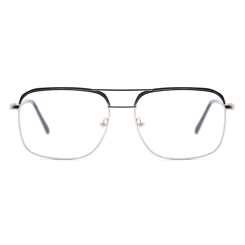 Aviator Half-Rim Glasses 7434