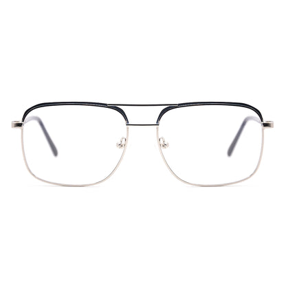 Aviator Half-Rim Glasses 7434