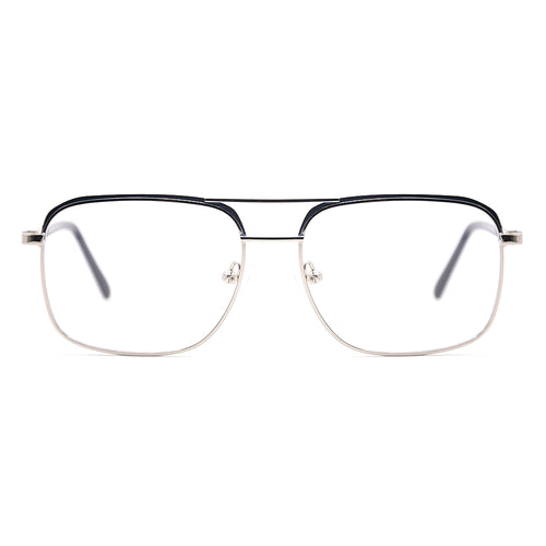 Aviator Half-Rim Glasses 7434