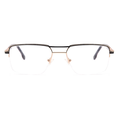Aviator Half-Rim Glasses 7465