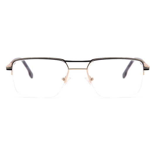 Aviator Half-Rim Glasses 7465