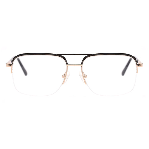 Aviator Half-Rim Glasses 7437
