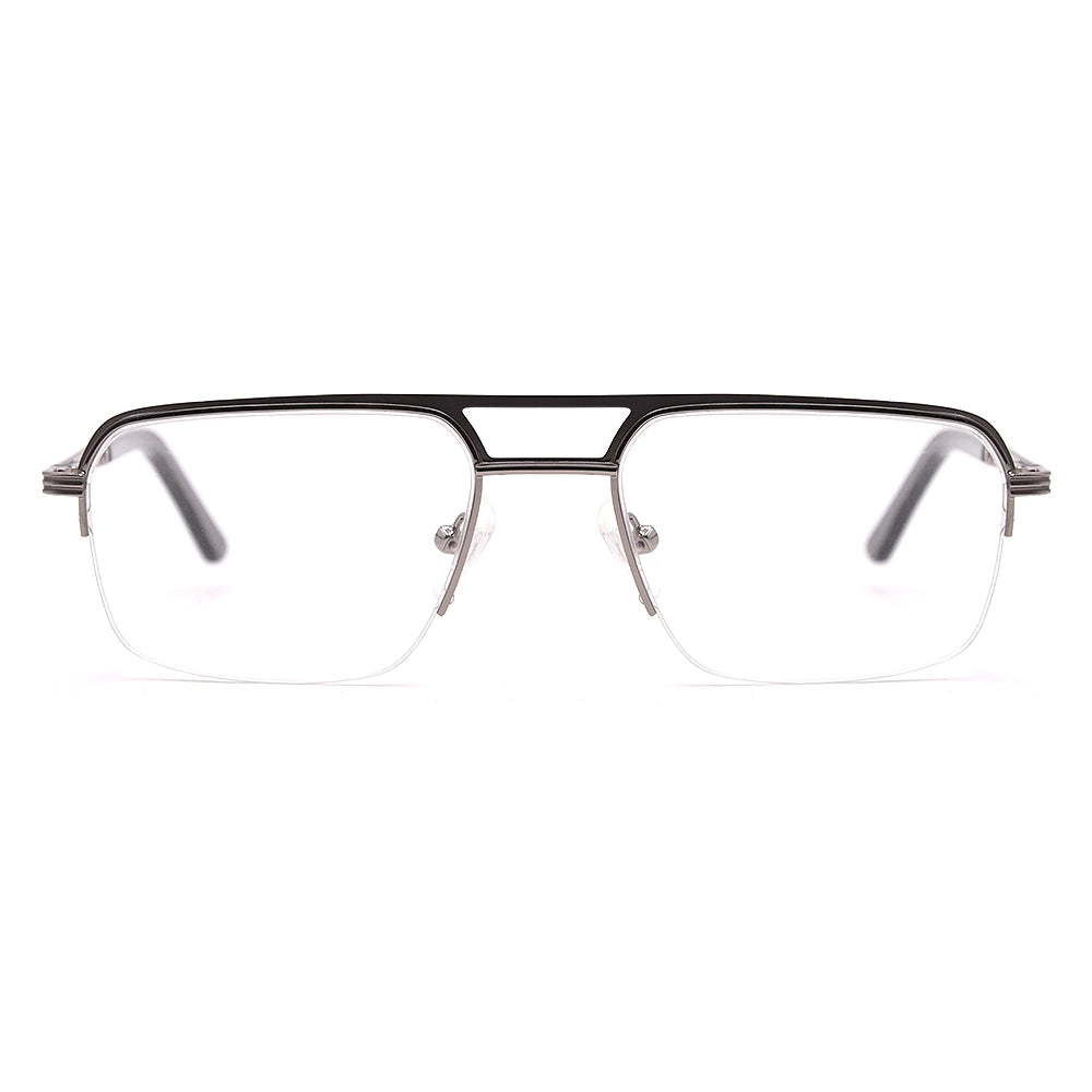Aviator Half-Rim Glasses 7467