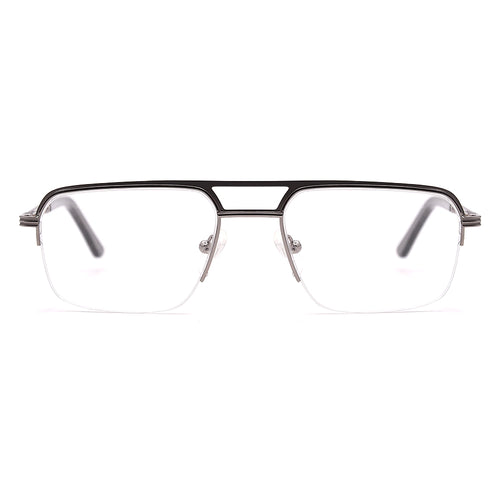 Aviator Half-Rim Glasses 7467