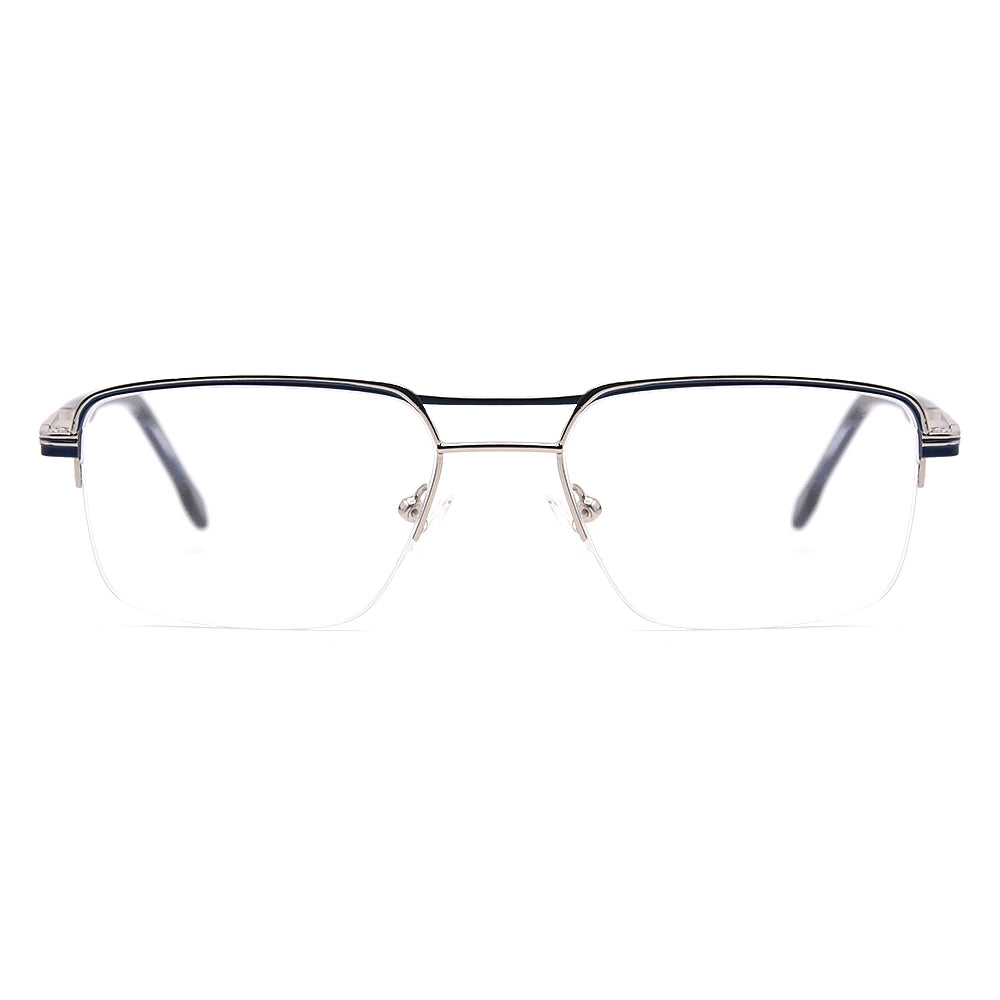Aviator Half-Rim Glasses 7464