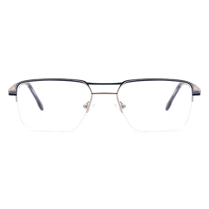 Aviator Half-Rim Glasses 7464