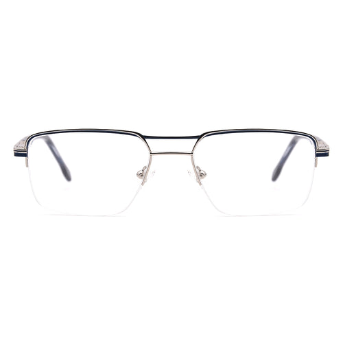 Aviator Half-Rim Glasses 7464