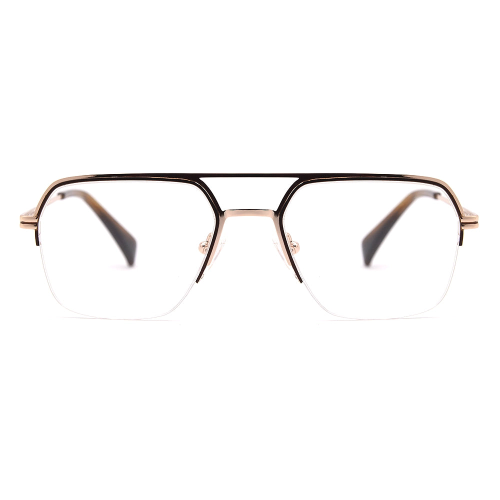 Aviator Half-Rim Glasses 7471