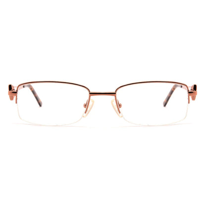 Halfrim Rectangle Glasses 6693