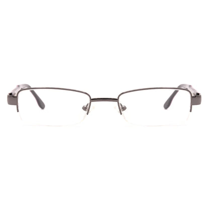 Rectangle Half-Rim Glasses 7201