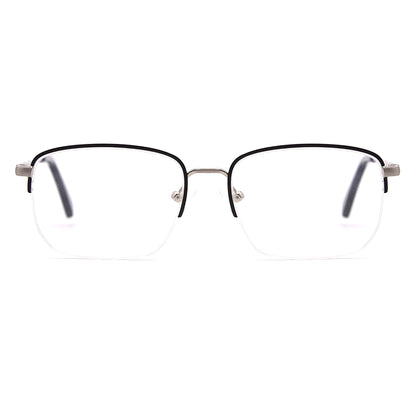 Square Half-Rim Glasses 7460