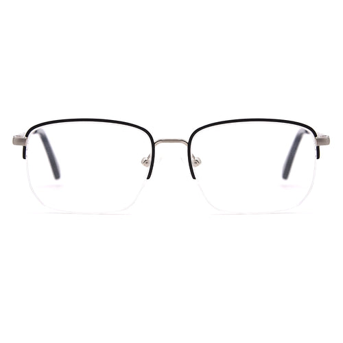 Square Half-Rim Glasses 7460