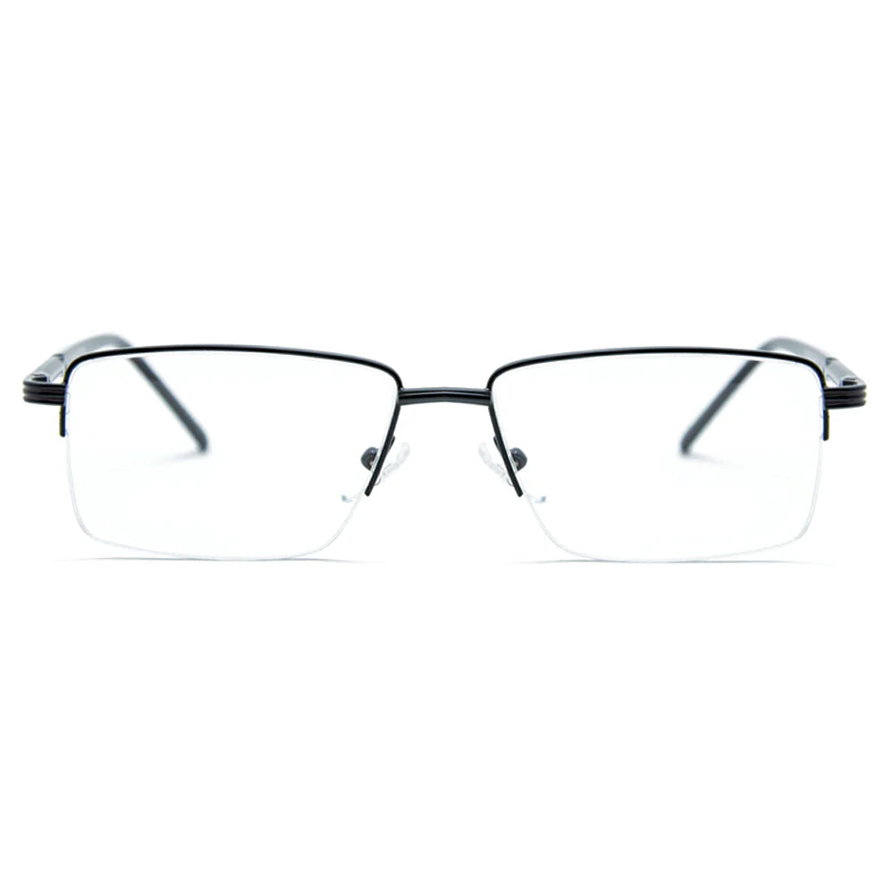 Hafl-Rim Square Glasses 5662