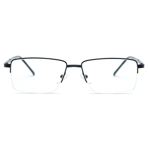 Hafl-Rim Square Glasses 5662