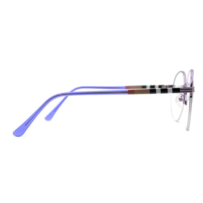 Halfrim Round Glasses 4969