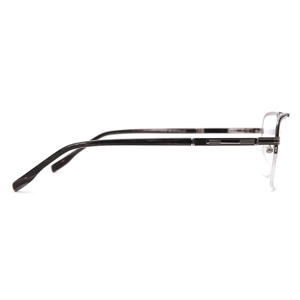 Aviator Half-rim Glasses 7497