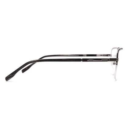 Aviator Half-rim Glasses 7497
