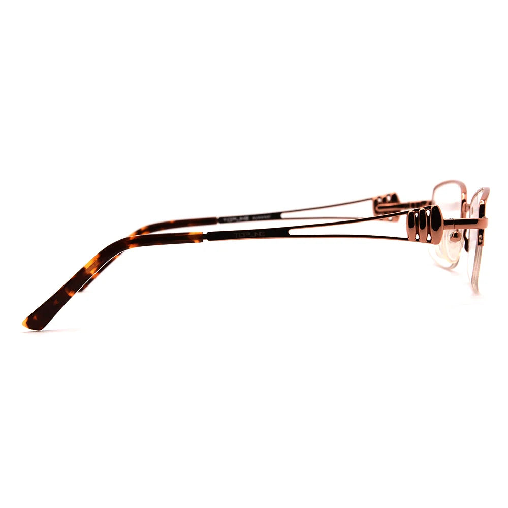 Halfrim Rectangle Glasses 6693