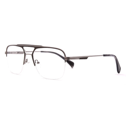 Aviator Half-Rim Glasses 7469