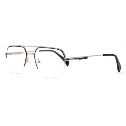 Aviator Half-Rim Glasses 7475