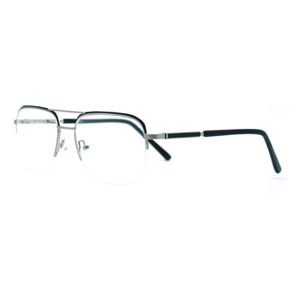 Aviator Half-Rim Glasses 7439