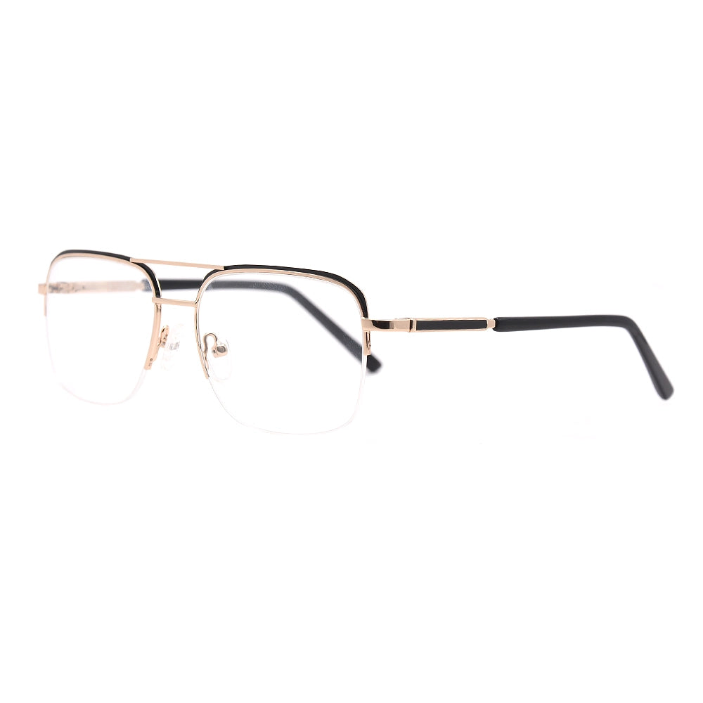 Aviator Half-Rim Glasses 7437