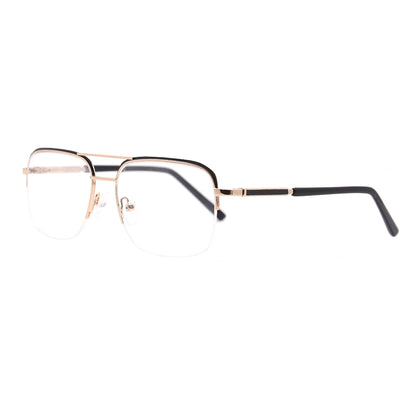 Aviator Half-Rim Glasses 7437