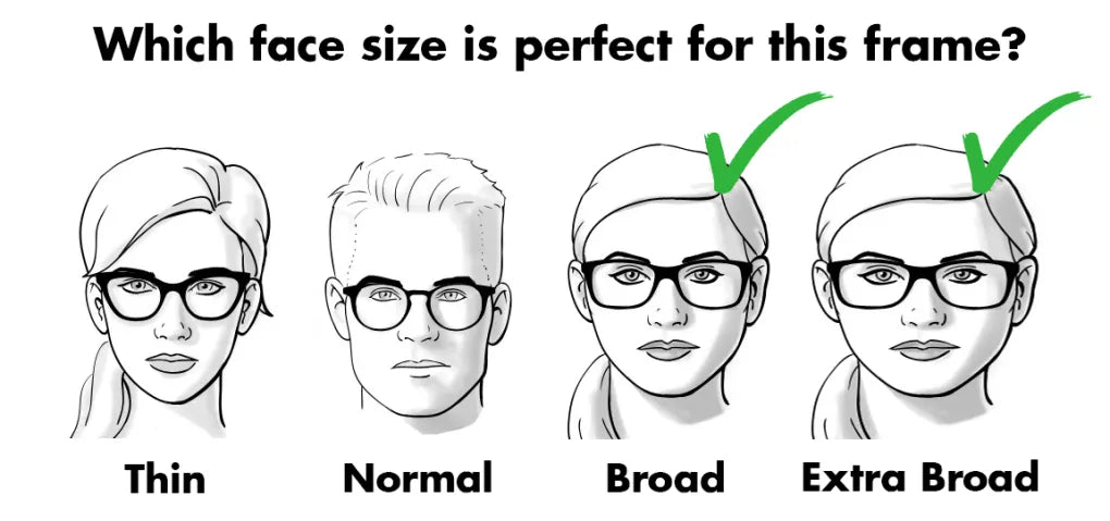 Square Glasses 7510